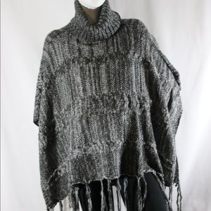 Grey Poncho